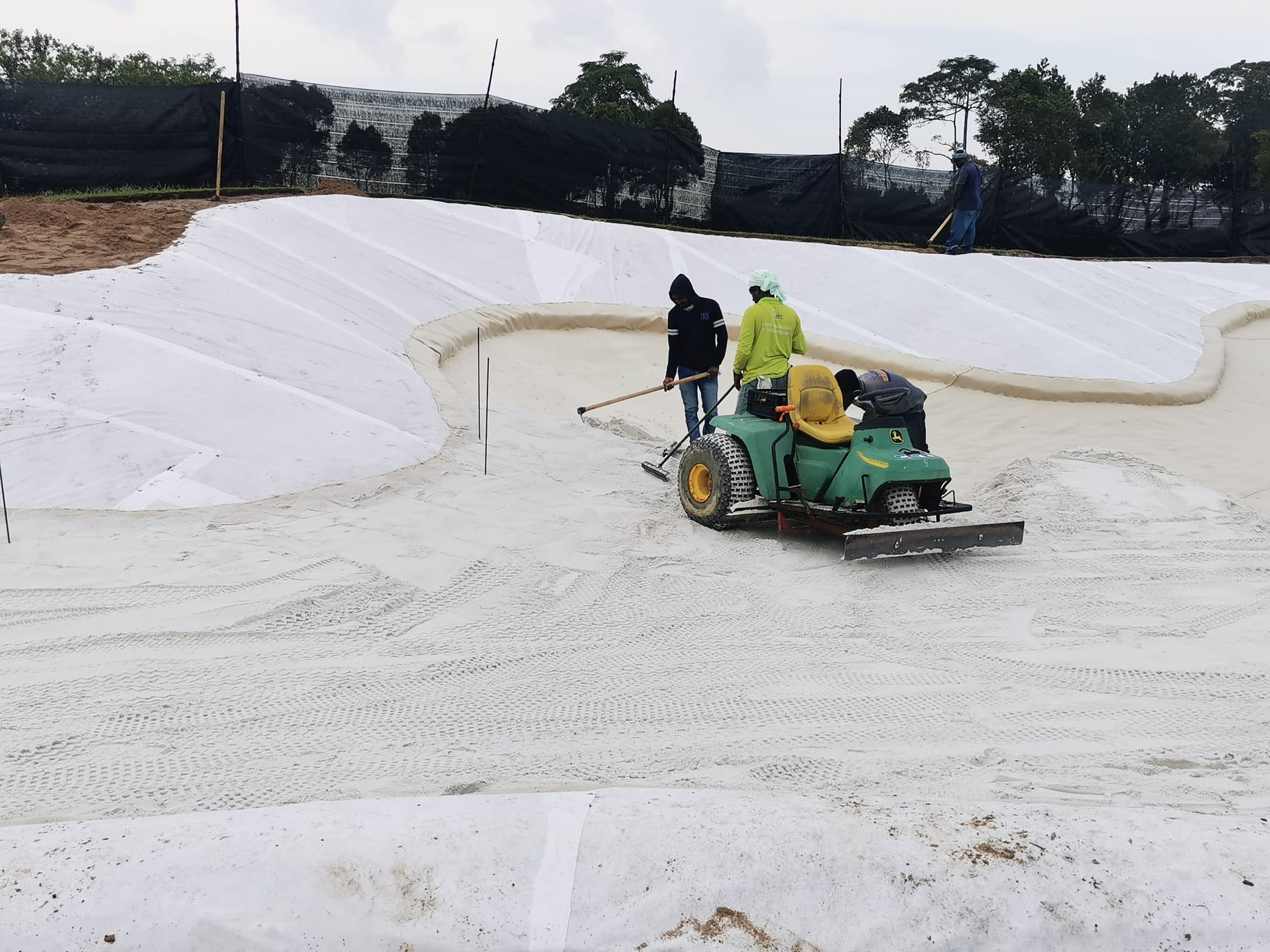 Top-up new sand between Hole #6 and #13