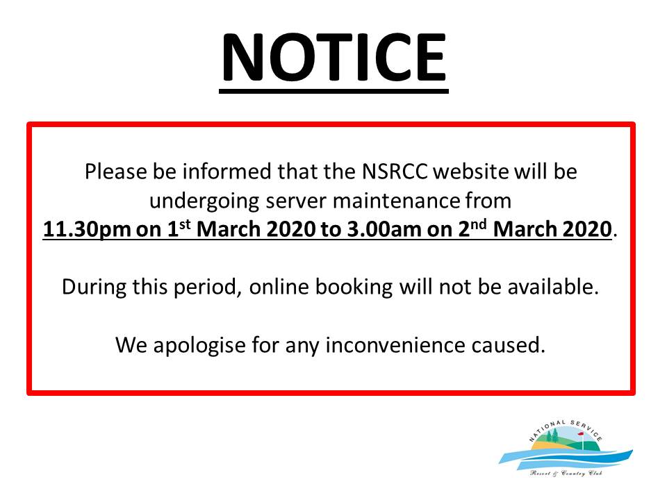 Club News | National Service Resort & Country Club